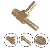ESPIGÃO FIXO T 2 SAÍDAS 1/4" X 1/4" - 000.LUB-26O-L LUBEFER ESPIGÃO FIXO T 2 SAÍDAS 1/4" X 1/4" - 000.LUB-26O-L LUBEFER