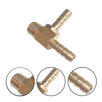 ESPIGÃO T 2 SAÍDAS FIXO M 1/4" NPT X 5/16" - R 121TE DDS ESPIGÃO T 2 SAÍDAS FIXO M 1/4" NPT X 5/16" - R 121TE DDS