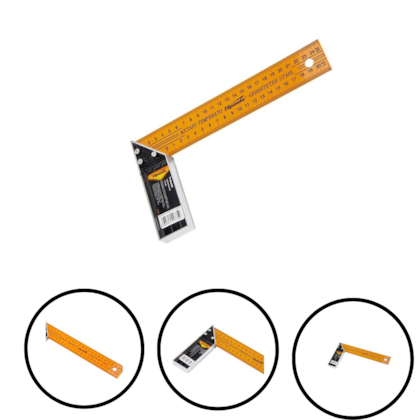 ESQUADRO 10" 250MM METÁLICO - 3234255 SPARTA ESQUADRO 10" 250MM METÁLICO - 3234255 SPARTA