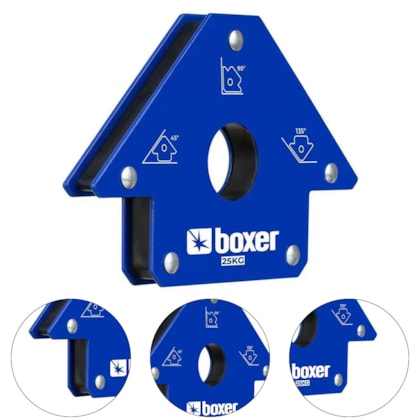 ESQUADRO MAGNETICO 25KG - 1570010 BOXER ESQUADRO MAGNETICO 25KG - 1570010 BOXER