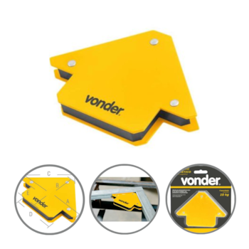 ESQUADRO MAGNÉTICO CAPACIDADE 10KG - 3599010000 VONDER ESQUADRO MAGNÉTICO CAPACIDADE 10KG - 3599010000 VONDER