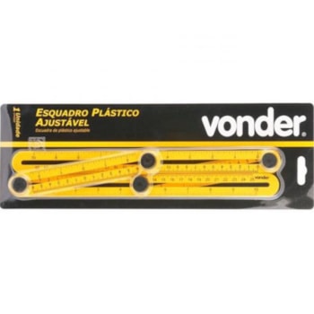 ESQUADRO PLÁSTICO AJUSTÁVEL - 3550555000 VONDER ESQUADRO PLÁSTICO AJUSTÁVEL - 3550555000 VONDER