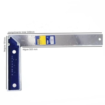 ESQUADRO PROFESSIONAL 30 5MM/12 - 1884625 IRWIN ESQUADRO PROFESSIONAL 30 5MM/12 - 1884625 IRWIN