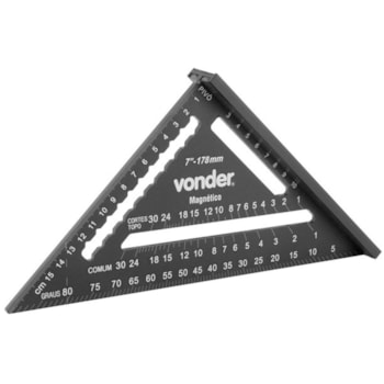ESQUADRO RAPIDO 7"  - 3550007000 VONDER ESQUADRO RAPIDO 7"  - 3550007000 VONDER
