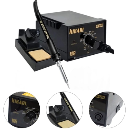 ESTAÇÃO DE SOLDA ANALÓGICA HK936A - 21J408 HIKARI ESTAÇÃO DE SOLDA ANALÓGICA HK936A - 21J408 HIKARI