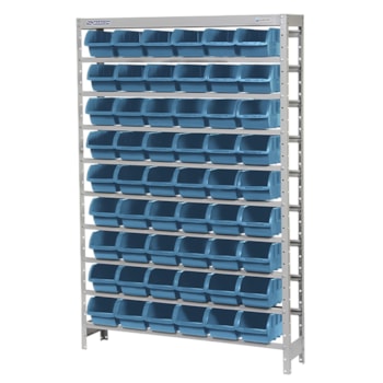 ESTANTE PORTA COMPONENTE C/ 54 CAIXAS NR5 AZUL - EF54/5A MARCON ESTANTE PORTA COMPONENTE C/ 54 CAIXAS NR5 AZUL - EF54/5A MARCON