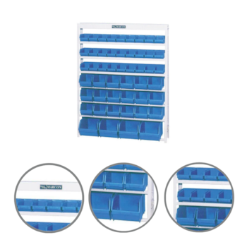 ESTANTE PORTA-COMPONENTES C/ 49 CX AZUL - EP49A MARCON ESTANTE PORTA-COMPONENTES C/ 49 CX AZUL - EP49A MARCON