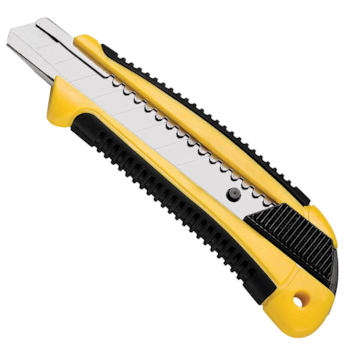 ESTILETE 6" PROFISSIONAL LÂMINA 18MM COM CORPO EMBORRACHADO - 43390302 TRAMONTINA ESTILETE 6" PROFISSIONAL LÂMINA 18MM COM CORPO EMBORRACHADO - 43390302 TRAMONTINA