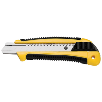 ESTILETE 6" PROFISSIONAL LÂMINA 18MM COM CORPO EMBORRACHADO - 43390302 TRAMONTINA ESTILETE 6" PROFISSIONAL LÂMINA 18MM COM CORPO EMBORRACHADO - 43390302 TRAMONTINA