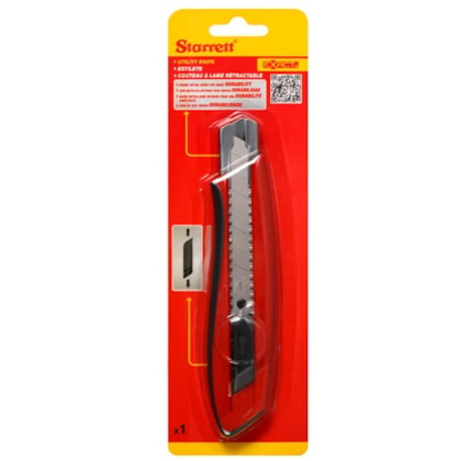 ESTILETE COM TRAVA AUTOMÁTICA LAMINA 18 MM - KUX025-S STARRETT