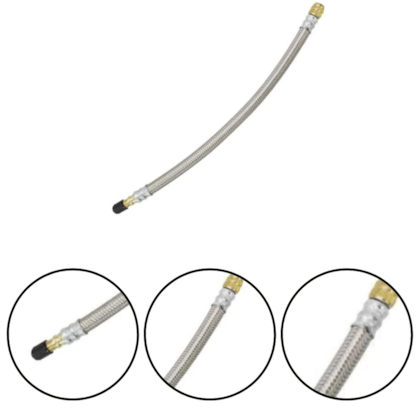 EXTENSAO FLEXIVEL 270MM COM MALHA AÇO EXTERNA - STEELS EXTENSAO FLEXIVEL 270MM COM MALHA AÇO EXTERNA - STEELS