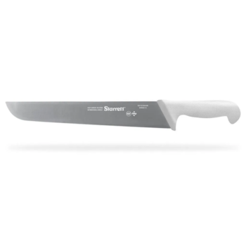 FACA DE CARNE COM LAMINA RETA LARGA 30CM (12") CABO BRANCO - STARRETT - BKW203-12