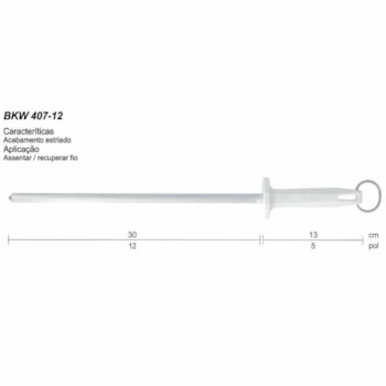 FACA DESOSSA + CHAIRA  - STARRETT - BKW407-12 - BKW103-6 FACA DESOSSA + CHAIRA  - STARRETT - BKW407-12 - BKW103-6
