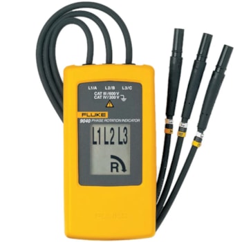 FASÍMETRO INDICADOR DE ROTAÇÃO DE FASES 9040 - 4226419 FLUKE FASÍMETRO INDICADOR DE ROTAÇÃO DE FASES 9040 - 4226419 FLUKE