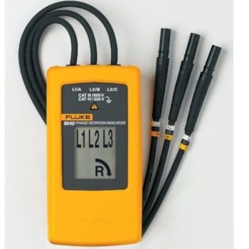 FASÍMETRO INDICADOR DE ROTAÇÃO DE FASES 9040 - 4226419 FLUKE FASÍMETRO INDICADOR DE ROTAÇÃO DE FASES 9040 - 4226419 FLUKE