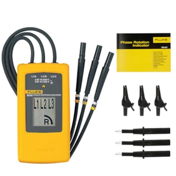 FASÍMETRO INDICADOR DE ROTAÇÃO DE FASES 9040 - 4226419 FLUKE FASÍMETRO INDICADOR DE ROTAÇÃO DE FASES 9040 - 4226419 FLUKE