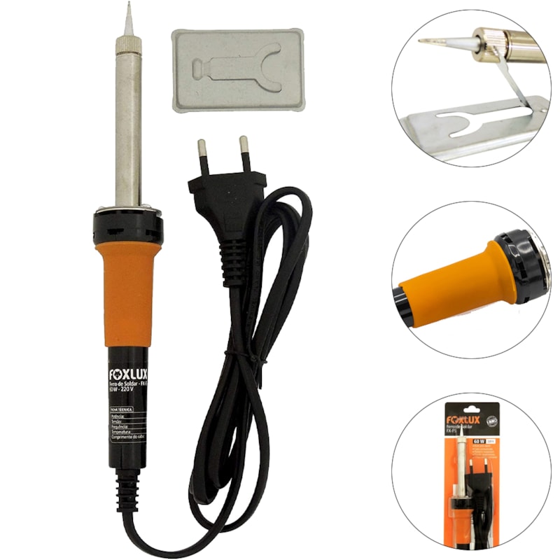 FERRO DE SOLDAR 60W - 25.06 FOXLUX - HBR Flex