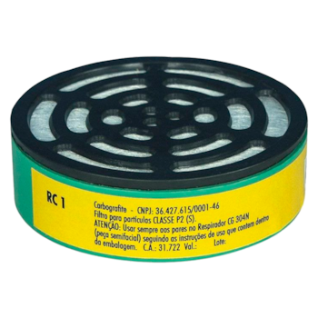 FILTRO RC 1 POEIRAS E NEVOAS P2 - 012469212 CARBOGRAFITE FILTRO RC 1 POEIRAS E NEVOAS P2 - 012469212 CARBOGRAFITE