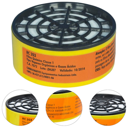 FILTRO RC 203 VO/GA - 012120412 CARBOGRAFITE FILTRO RC 203 VO/GA - 012120412 CARBOGRAFITE