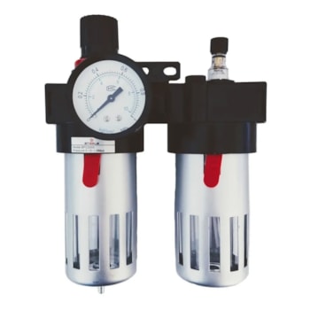 FILTRO REGULADOR E LUBRIFICADOR 1/2" C/ MANOMETRO E PROTECAO - 57357 STELS FILTRO REGULADOR E LUBRIFICADOR 1/2" C/ MANOMETRO E PROTECAO - 57357 STELS