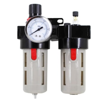 FILTRO REGULADOR LUBRIFIL DE PRESSAO DE AR 1/2" BFC-4000 - ROTTA