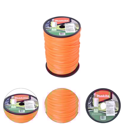 FIO DE NYLON QUADRADO 140M/2.5MM - T-02412 MAKITA FIO DE NYLON QUADRADO 140M/2.5MM - T-02412 MAKITA