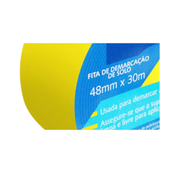 FITA DE DEMARCAÇÃO AMARELO 48MM X 30MTS - 700.01510 PLASTCOR FITA DE DEMARCAÇÃO AMARELO 48MM X 30MTS - 700.01510 PLASTCOR