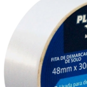 FITA DE DEMARCAÇÃO BRANCA 48MM X 30MTS - 700.01515 PLASTCOR