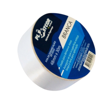 FITA DE DEMARCAÇÃO BRANCA 48MM X 30MTS - 700.01515 PLASTCOR