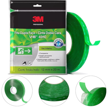 FITA DUPLA-FACE VHB™ TRANSFERÍVEL 4910 12MMX20M - H0002317883 3M FITA DUPLA-FACE VHB™ TRANSFERÍVEL 4910 12MMX20M - H0002317883 3M