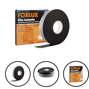FITA ISOLANTE ALTA TENSÃO - 1053 FOXLUX FITA ISOLANTE ALTA TENSÃO - 1053 FOXLUX