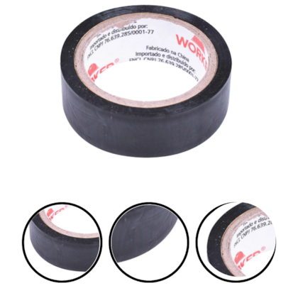 FITA ISOLANTE ANTI CHAMA 19MM X 10M - 96903 WORKER FITA ISOLANTE ANTI CHAMA 19MM X 10M - 96903 WORKER
