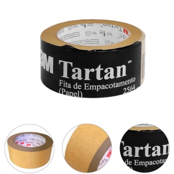 FITA P/ EMPACOTAMENTO TARTAN 50MM X 50M 3M REF 2564 - H0002185355 3M FITA P/ EMPACOTAMENTO TARTAN 50MM X 50M 3M REF 2564 - H0002185355 3M