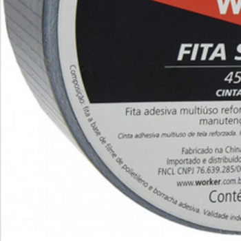 FITA SILVER TAPE MULTIUSO 45MM X 25M - 843733 WORKER FITA SILVER TAPE MULTIUSO 45MM X 25M - 843733 WORKER