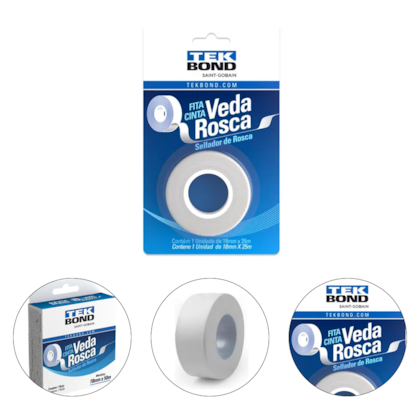 FITA VEDA ROSCA 18MM X 25M - TEKBOND