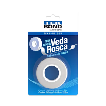 FITA VEDA ROSCA 18MM X 25M - TEKBOND