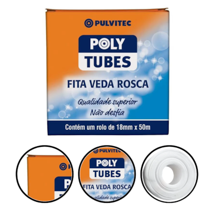 FITA VEDA ROSCA POLYTUBES 18MMX50M - 184292 PULVITEC FITA VEDA ROSCA POLYTUBES 18MMX50M - 184292 PULVITEC