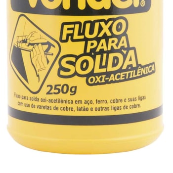 FLUXO SOLDA PRATA 250GR - 0844007300 VONDER FLUXO SOLDA PRATA 250GR - 0844007300 VONDER