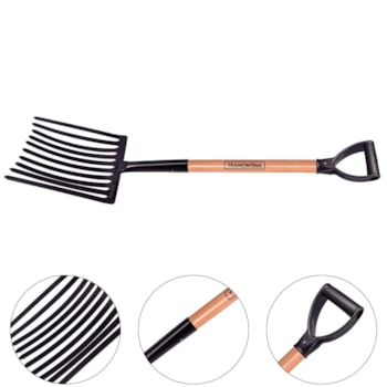 FORCADO P/ CASCALHO 10D C/ CABO 71CM - 77128504 TRAMONTINA FORCADO P/ CASCALHO 10D C/ CABO 71CM - 77128504 TRAMONTINA