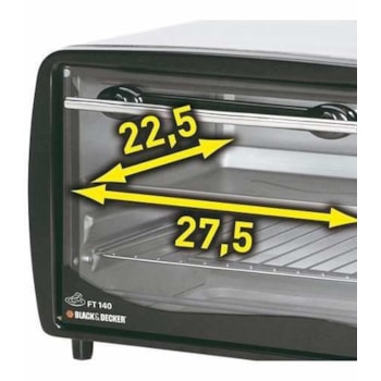 Forno Eletrico Tostador 220v - 14l Ft140 - B2 Black E Decker