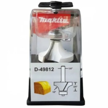FRESA DE BORDA DIAMENTRO 1-1/2 HASTE DE 1/4 - D-49812 MAKITA FRESA DE BORDA DIAMENTRO 1-1/2 HASTE DE 1/4 - D-49812 MAKITA