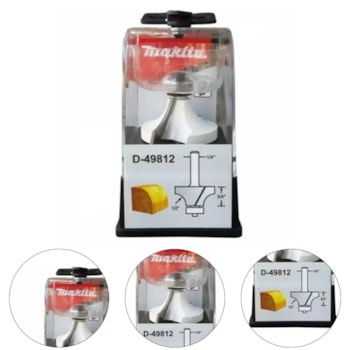 FRESA DE BORDA DIAMENTRO 1-1/2 HASTE DE 1/4 - D-49812 MAKITA FRESA DE BORDA DIAMENTRO 1-1/2 HASTE DE 1/4 - D-49812 MAKITA