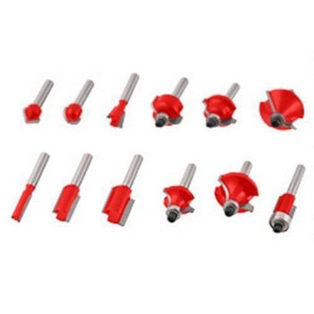 Fresa P/ Madeira Jogo C/ 12 Pcs Nove54 Fresa P/ Madeira Jogo C/ 12 Pcs Nove54