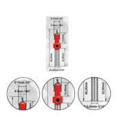 FRESA P/ TUPIA CABEÇA CÔNICA 10MM - 91,0016 NOLL