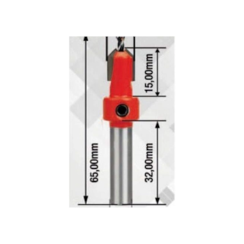 FRESA P/ TUPIA CABEÇA CÔNICA 10MM - 91,0016 NOLL