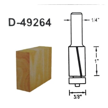 FRESA PARA LAMINAR 1/4" D-49264 MAKITA FRESA PARA LAMINAR 1/4" D-49264 MAKITA