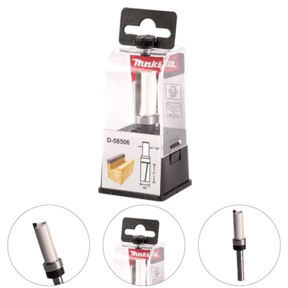 FRESA PARALELA DUPLA C/ ROLAMENTO 1/2" X 1/4" - D-58506 MAKITA FRESA PARALELA DUPLA C/ ROLAMENTO 1/2" X 1/4" - D-58506 MAKITA