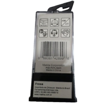 FRESA PARALELA DUPLA DIÂMETRO 3/4 HASTE 1/4 Makita - D-49177 FRESA PARALELA DUPLA DIÂMETRO 3/4 HASTE 1/4 Makita - D-49177