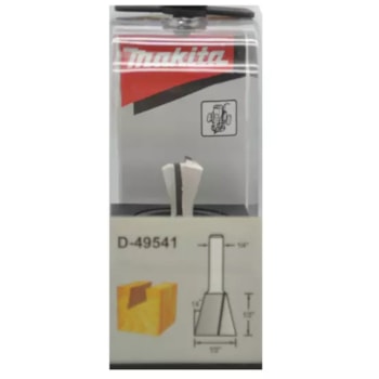 FRESA RABO DE ANDORINHA DIAMETRO 1/2 HASTE 1/4"  D-49541 MAKITA FRESA RABO DE ANDORINHA DIAMETRO 1/2 HASTE 1/4"  D-49541 MAKITA