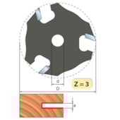FRESA SERRINHA DEBRUM CORTE DE 1,50MM - 56-09908 - FREUD FRESA SERRINHA DEBRUM CORTE DE 1,50MM - 56-09908 - FREUD
